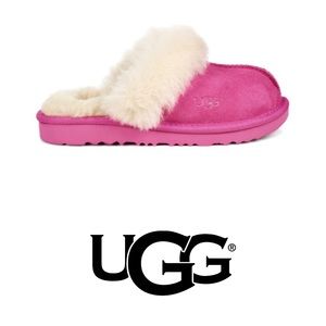 UGG Girls Kids Cozy II Slipper Pink Azalea uggs size 3/35